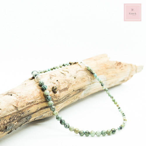 bracelet ou collier en turquoise africaine naturelles, pierres fnes de qualités et argent 925
