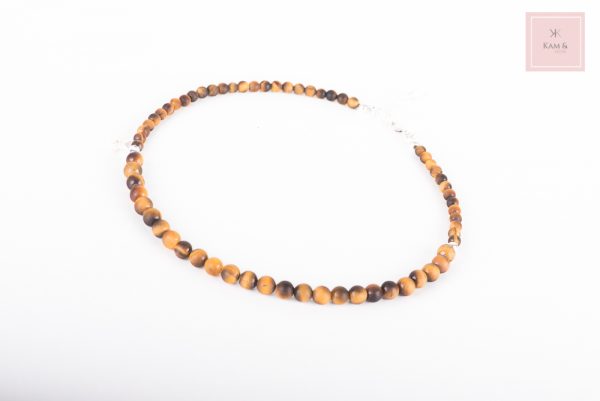 Maïa Œil de tigre, double tour OU Collier – Image 2